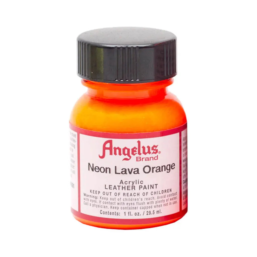 Angelus Neon Paint 1oz Lava Orange