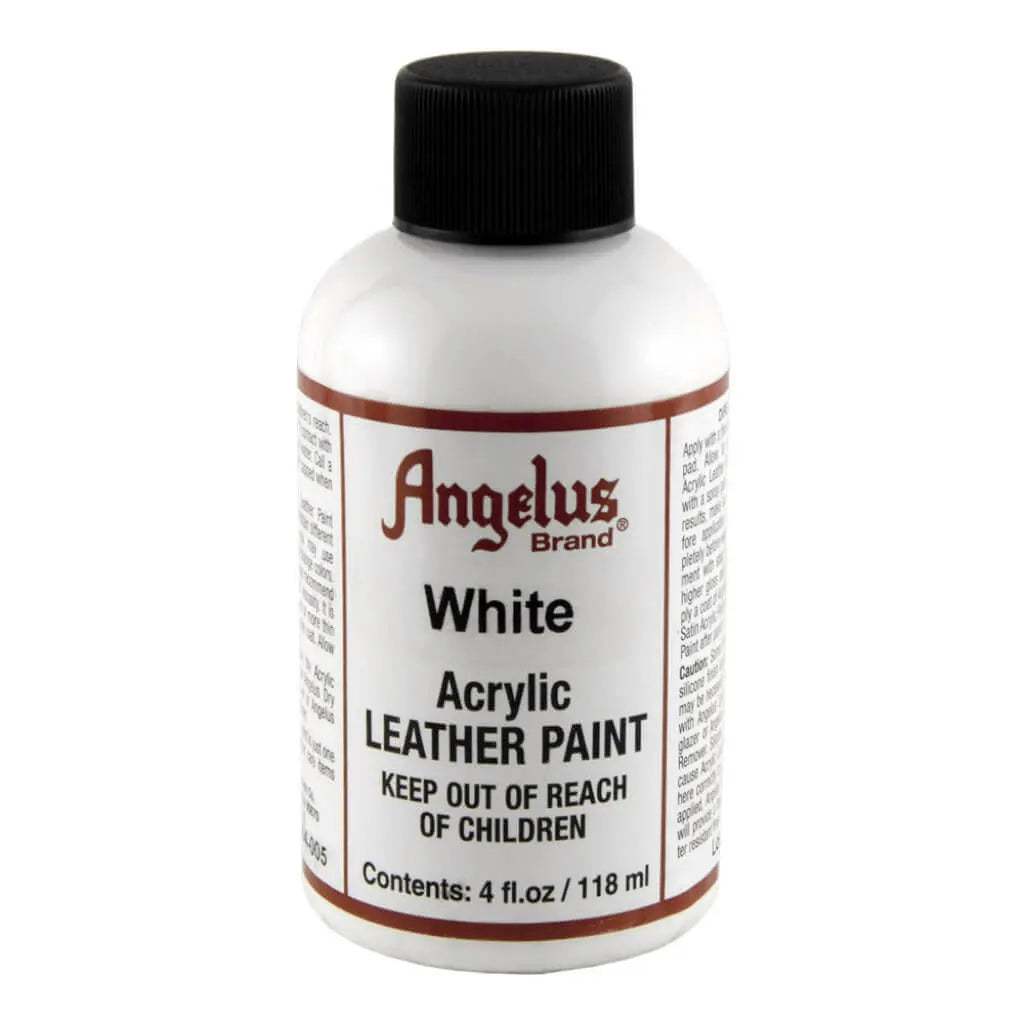 Angelus Acrylic Leather Paint 4oz White