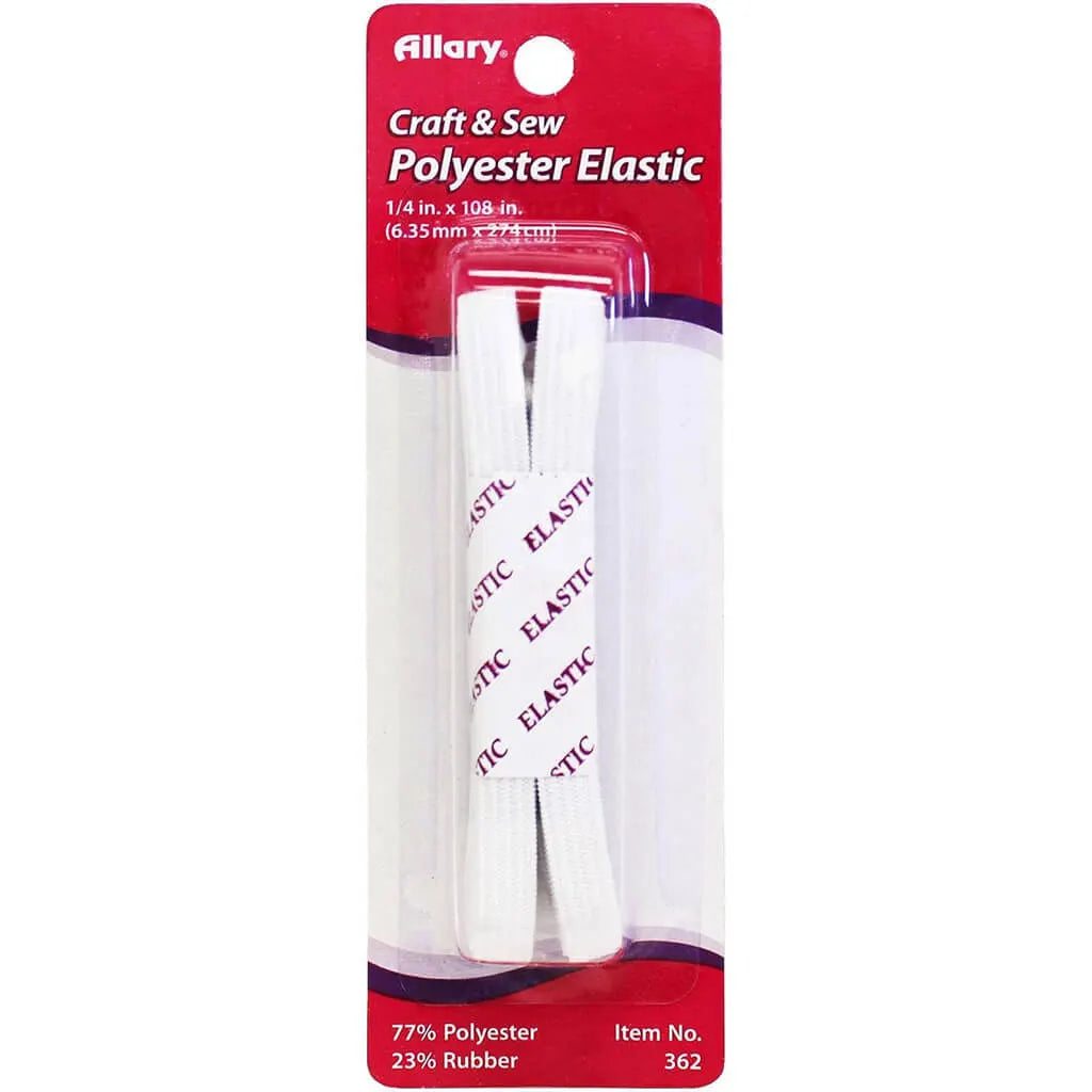 Polyester Elastic 1/4in