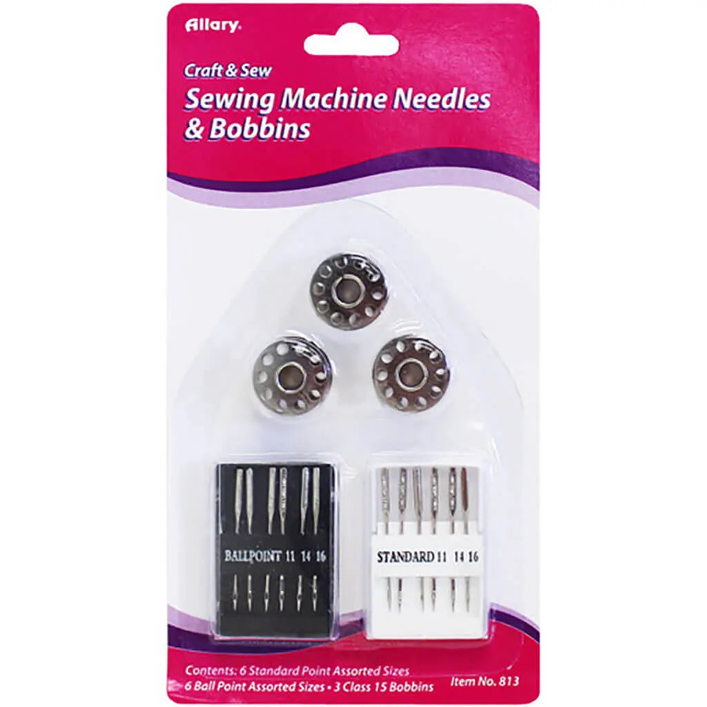 Sewing Machine Needles Assorted, 12pk