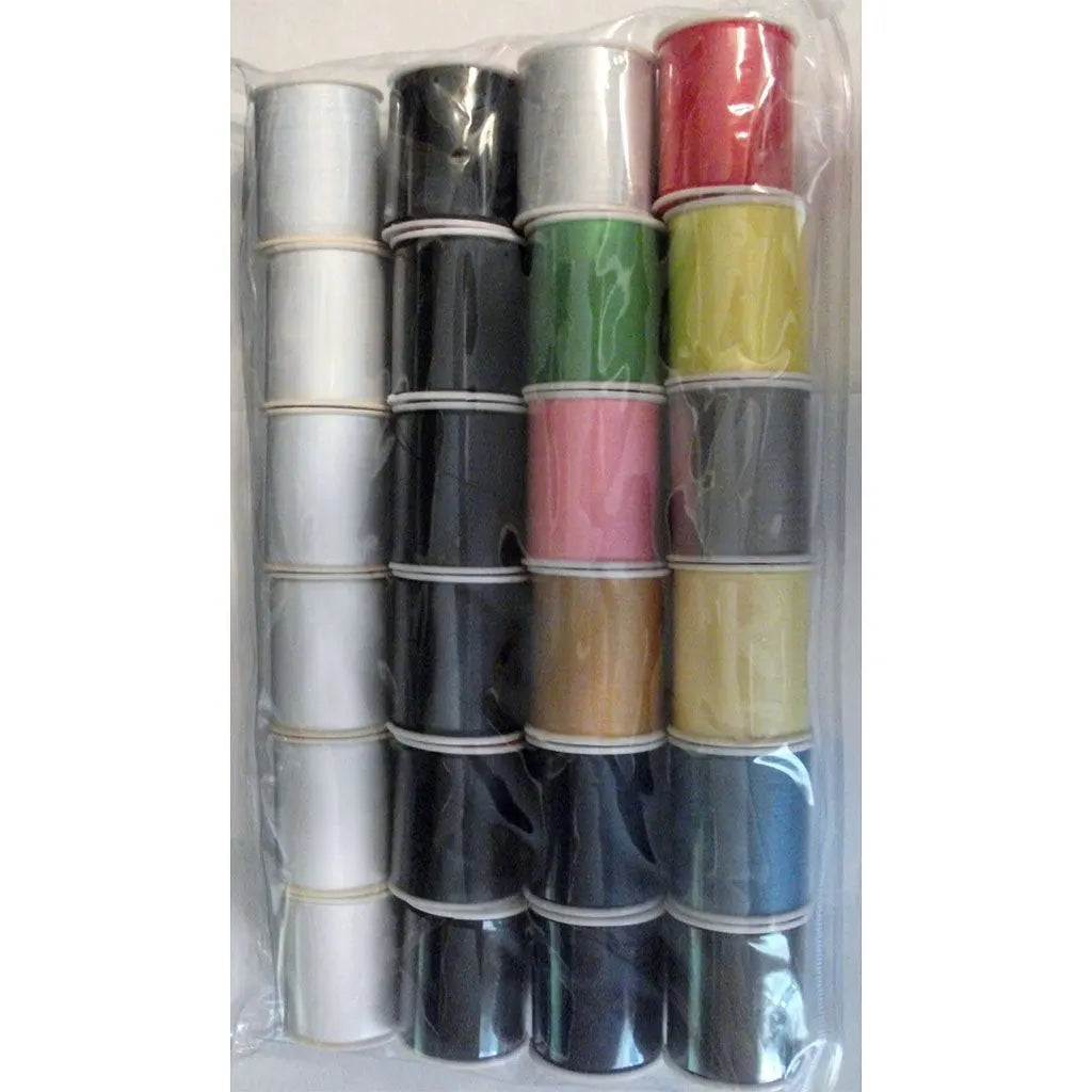 Allary 24 Assorted Spools of Thread Full Size 200 Yards Each