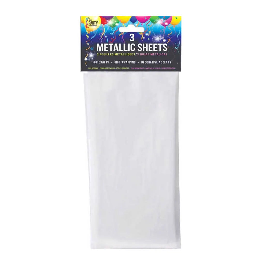 White Metallic Sheet