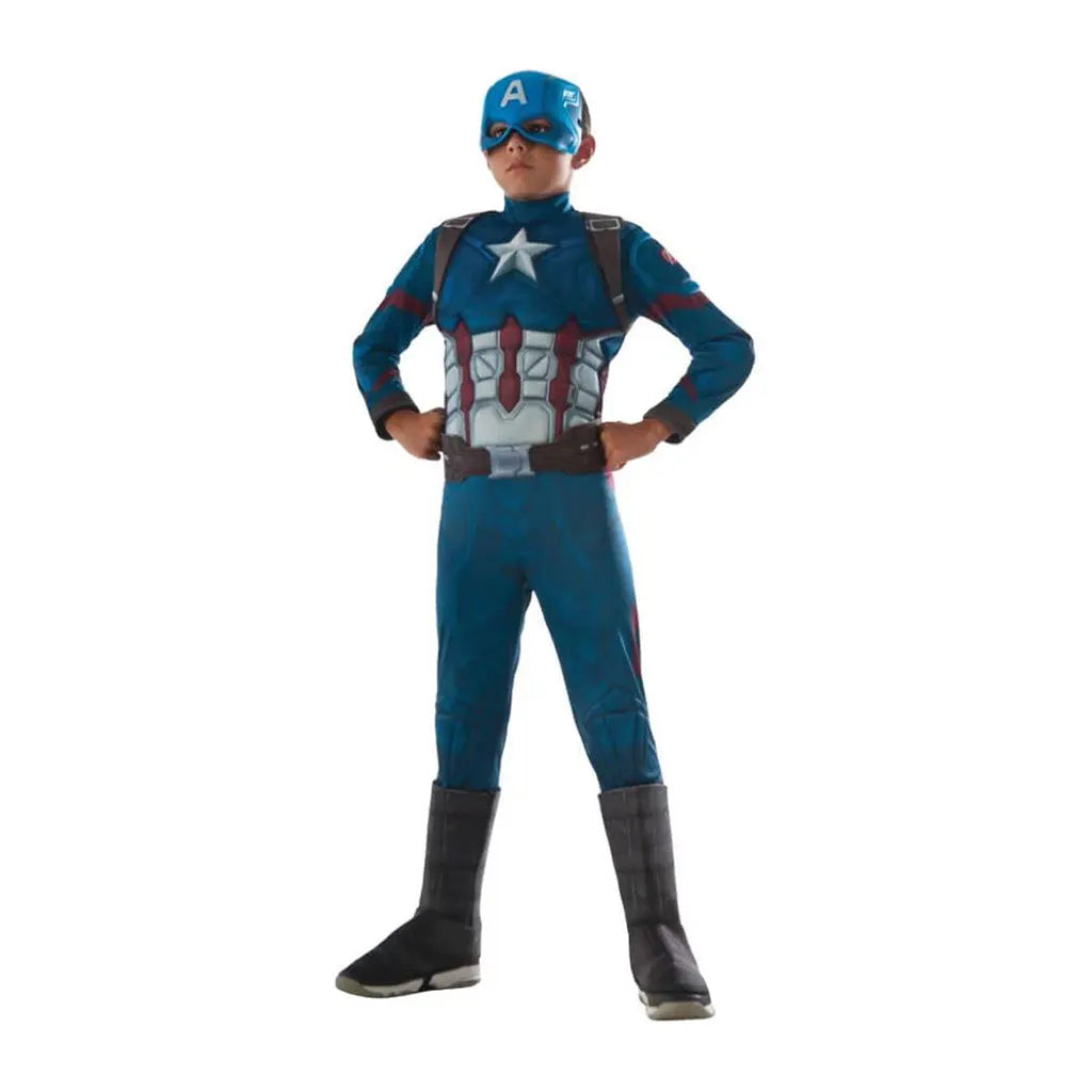 Captain America Muscle Chest Deluxe Costume
