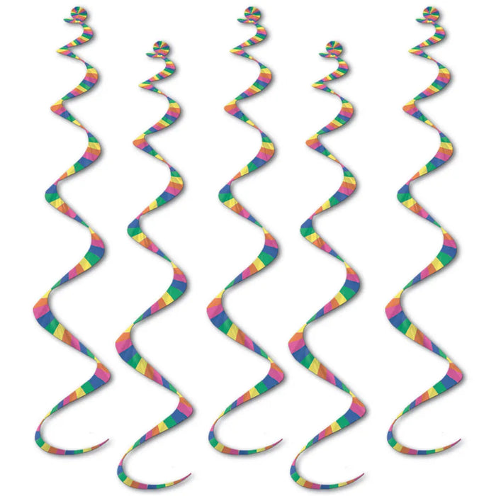 Printed Stripes Twirly Whirlys, 24in