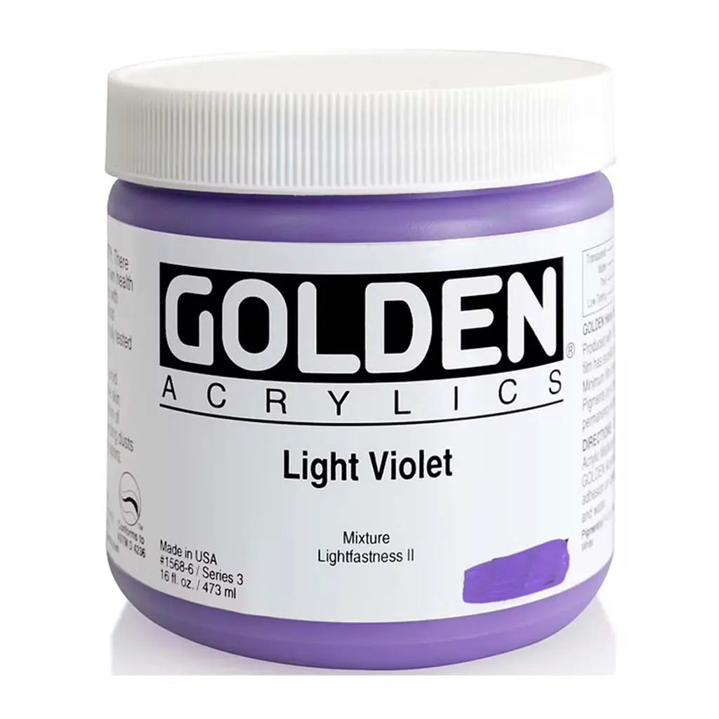 Golden Heavy Body Acrylic 16oz Light Violet S2