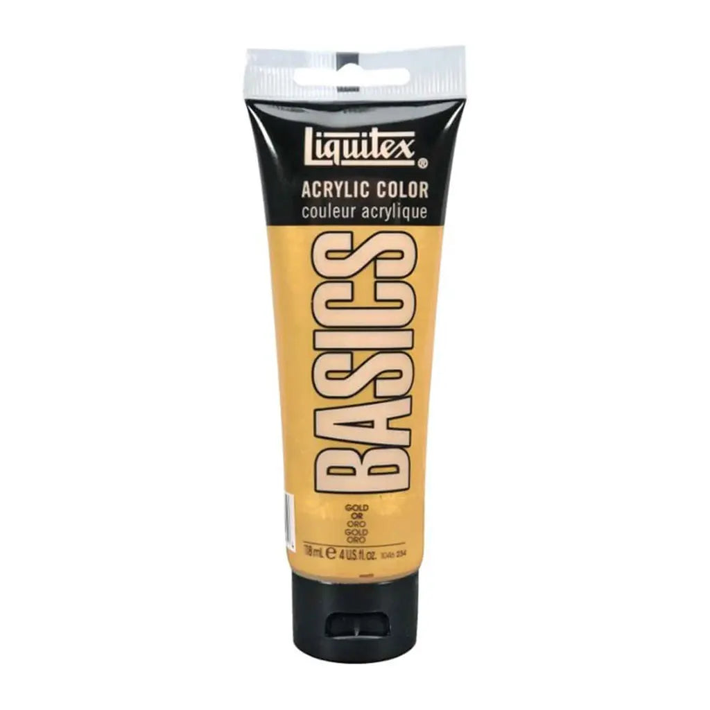 Liquitex Basics Acrylic Color 118ml (4oz) Gold S1