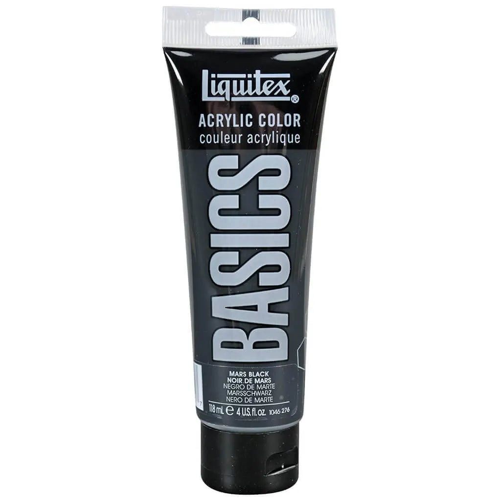 Liquitex Basics Acrylic Color 118ml (4oz) Mars Black S1