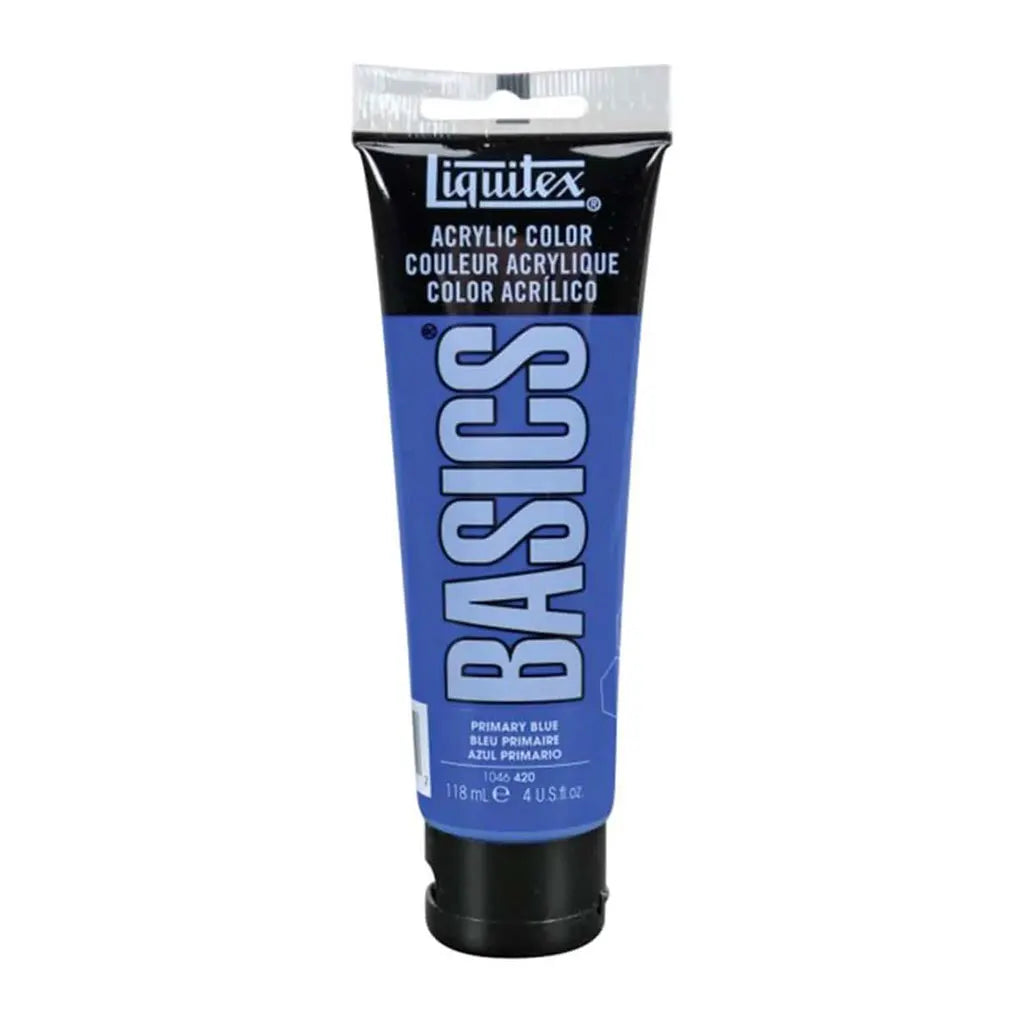 Liquitex Basics Acrylic Color 118ml (4oz) Primary Blue S1