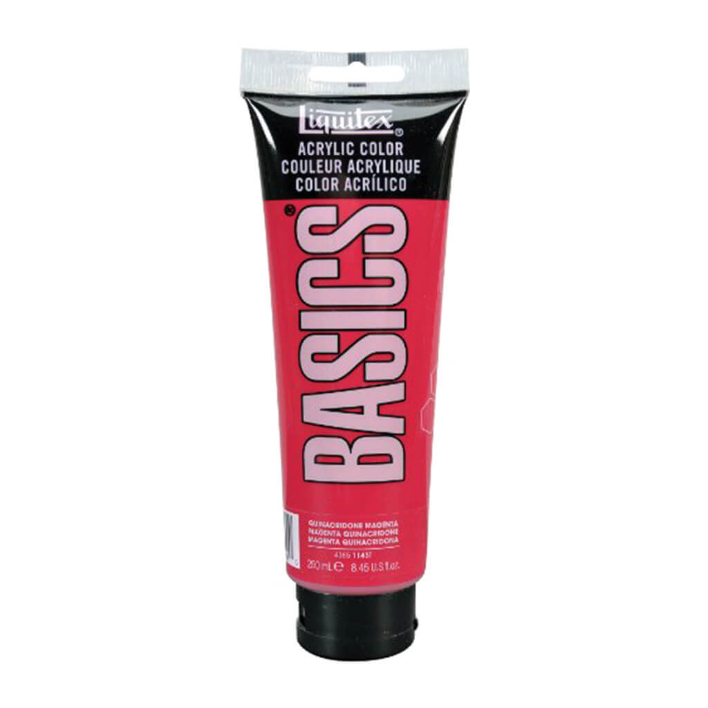 Liquitex Basics Acrylic Color 250ml (8.45oz) Quinacridone Magenta S1