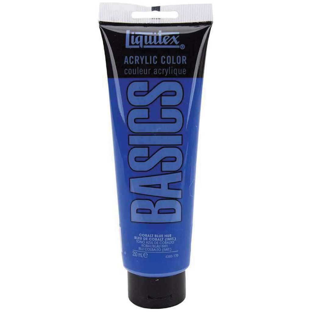 Liquitex Basics Acrylic Color 250ml (8.45oz) Cobalt Blue Hue S1