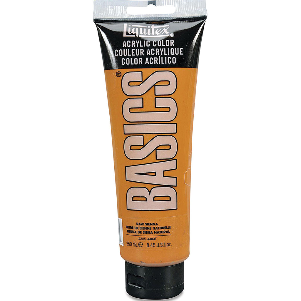 Liquitex Basics Acrylic Color 250ml (8.45oz) Raw Sienna S1