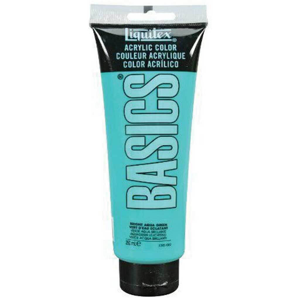 Liquitex Basics Acrylic Color 250ml (8.45oz) Bright Aqua Green S1