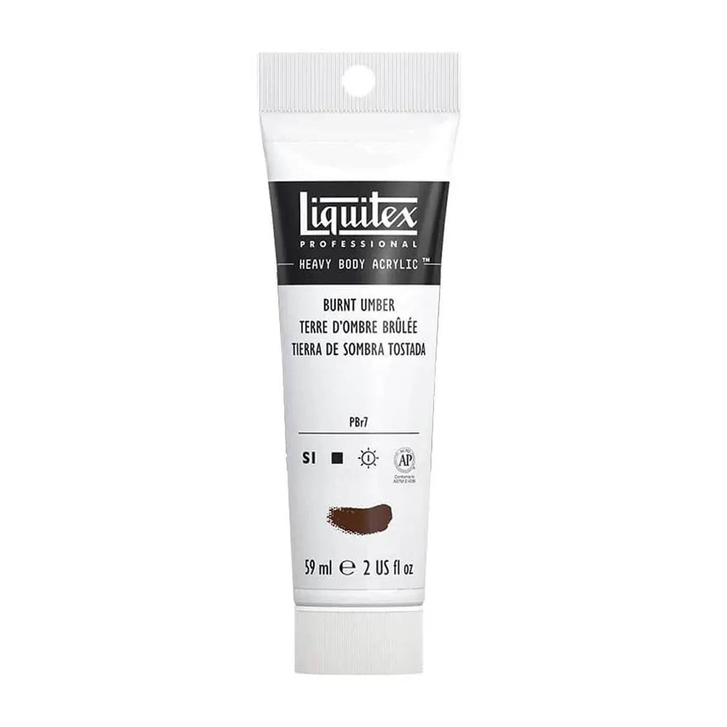 Liquitex Professional Heavy Body Acrylic 59ml (2oz) Burnt Umber S1