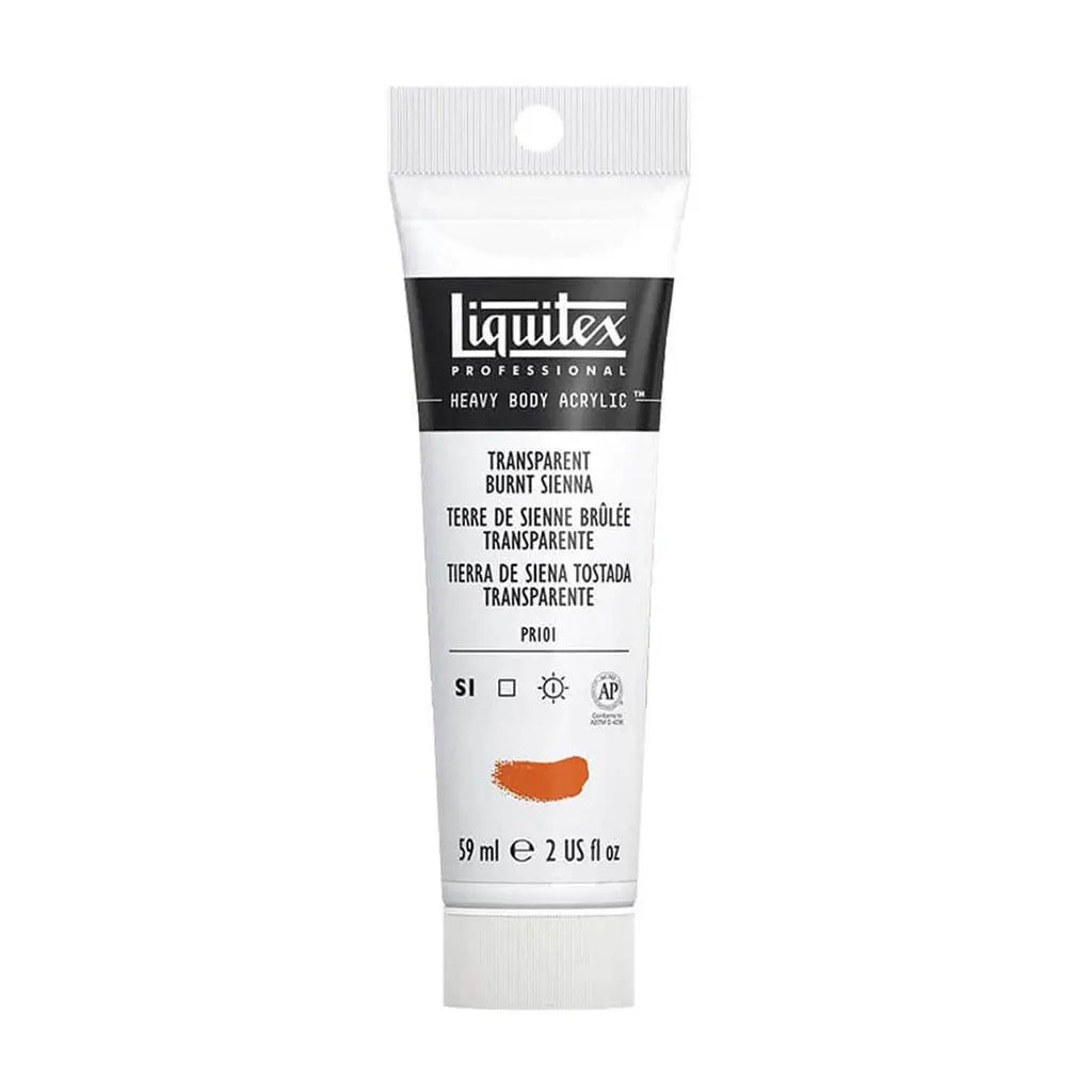 Liquitex Professional Heavy Body Acrylic 59ml (2oz) Transparent Burnt Sienna S3