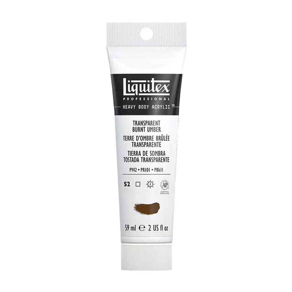 Liquitex Professional Heavy Body Acrylic 59ml (2oz) Transparent Burnt Umber S2