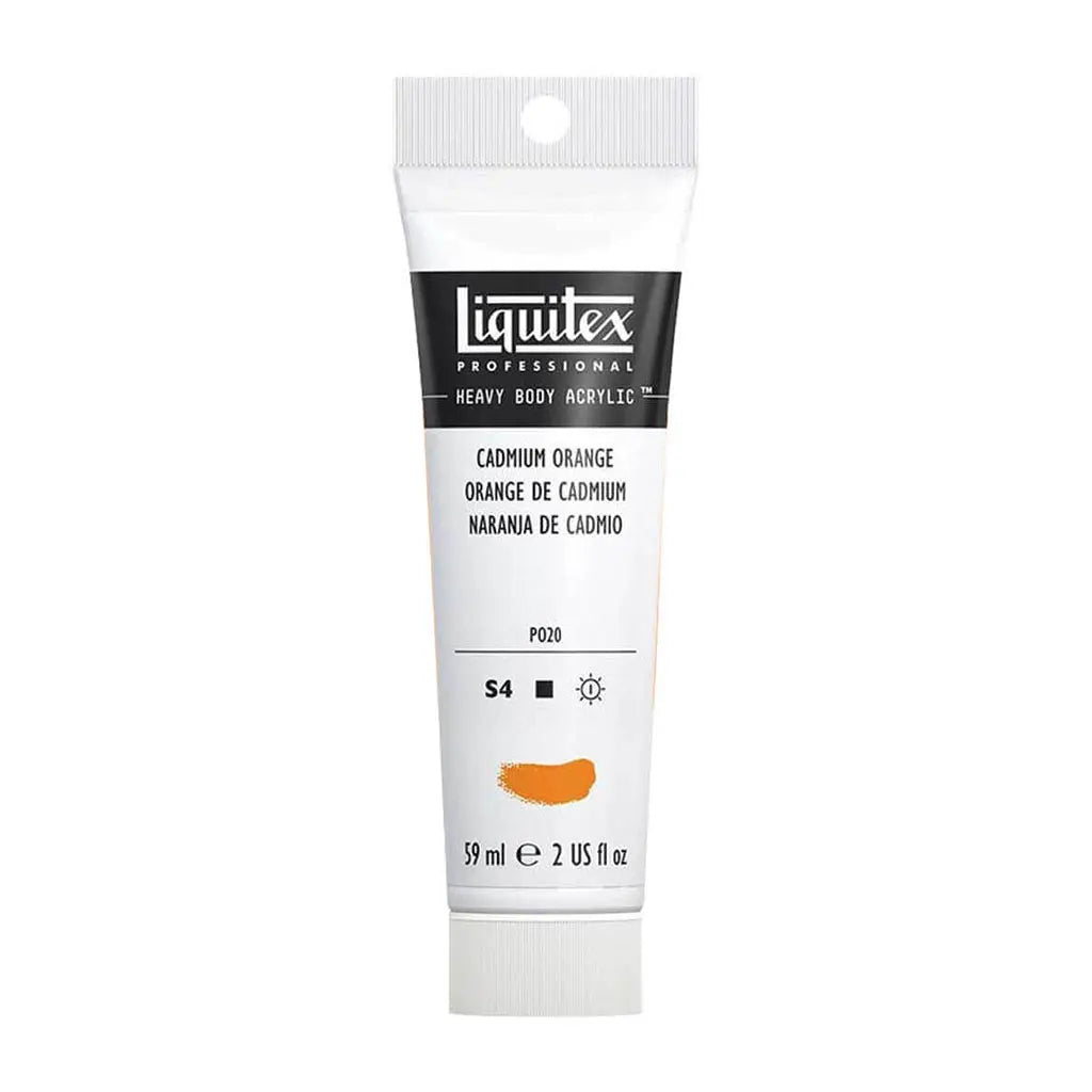 Liquitex Professional Heavy Body Acrylic 59ml (2oz) Cadmium Orange S4