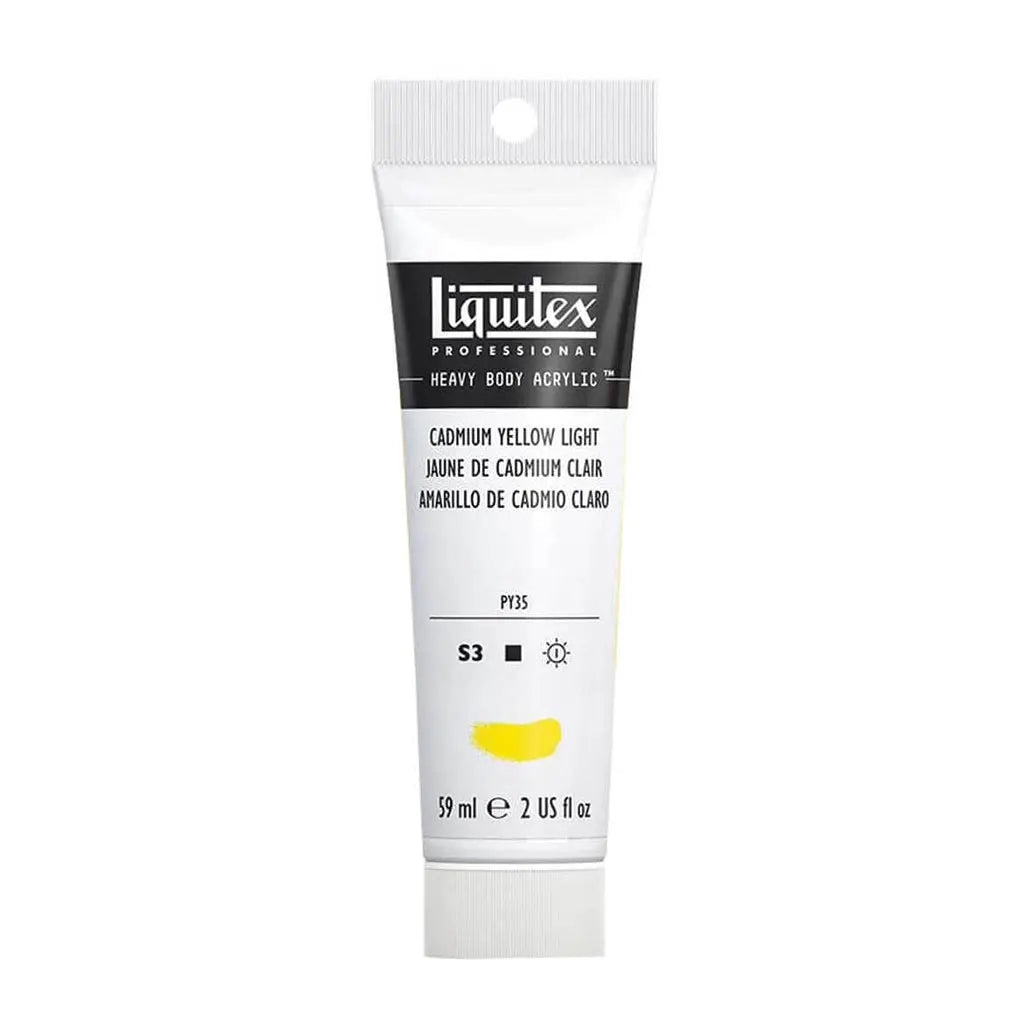 Liquitex Professional Heavy Body Acrylic 59ml (2oz) Cadmium Yellow Light S3