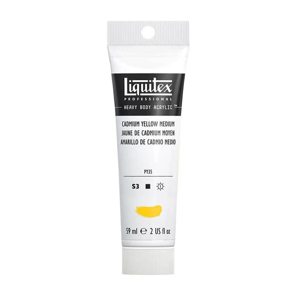 Liquitex Professional Heavy Body Acrylic 59ml (2oz) Cadmium Yellow Medium S3