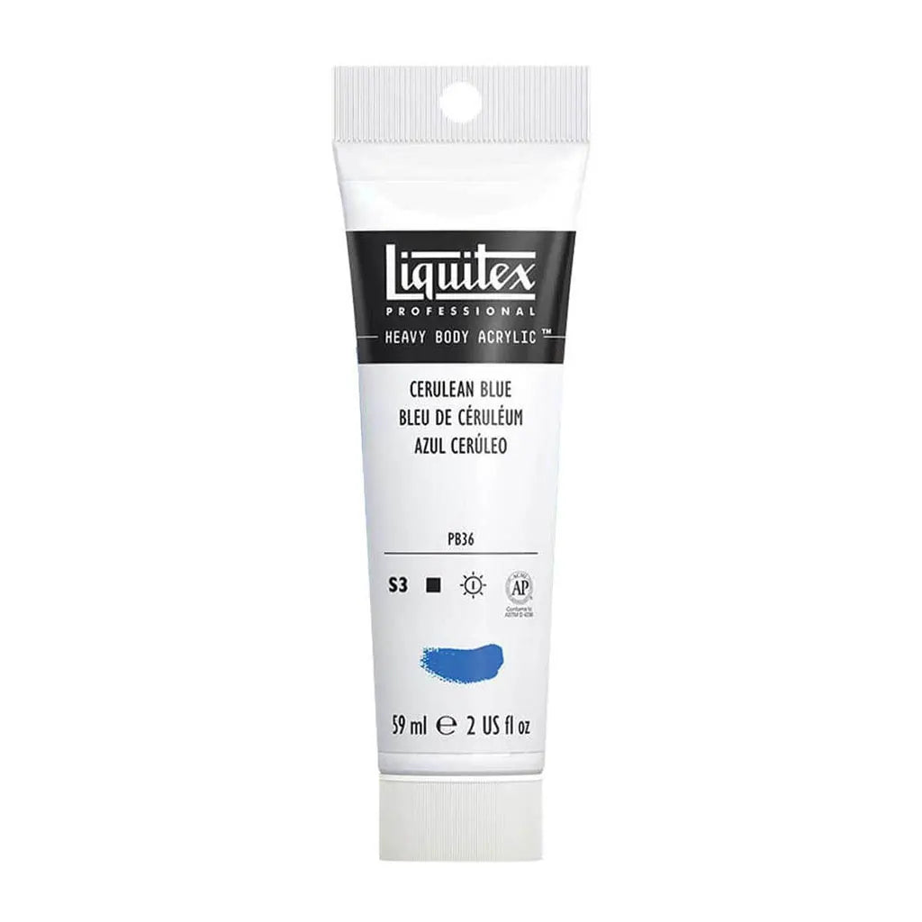 Liquitex Professional Heavy Body Acrylic 59ml (2oz) Cerulean Blue S3