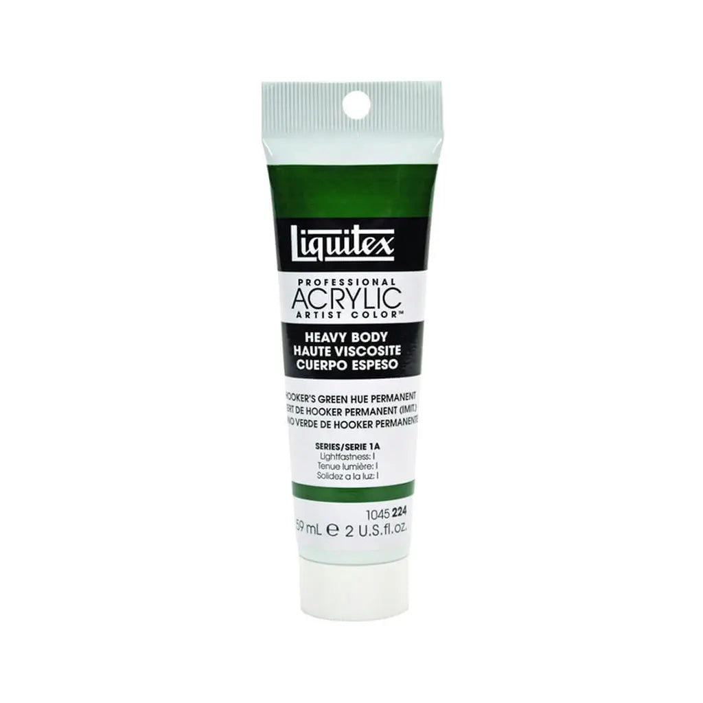 Liquitex Professional Heavy Body Acrylic 59ml (2oz) Hookers Green Hue Permanent S1