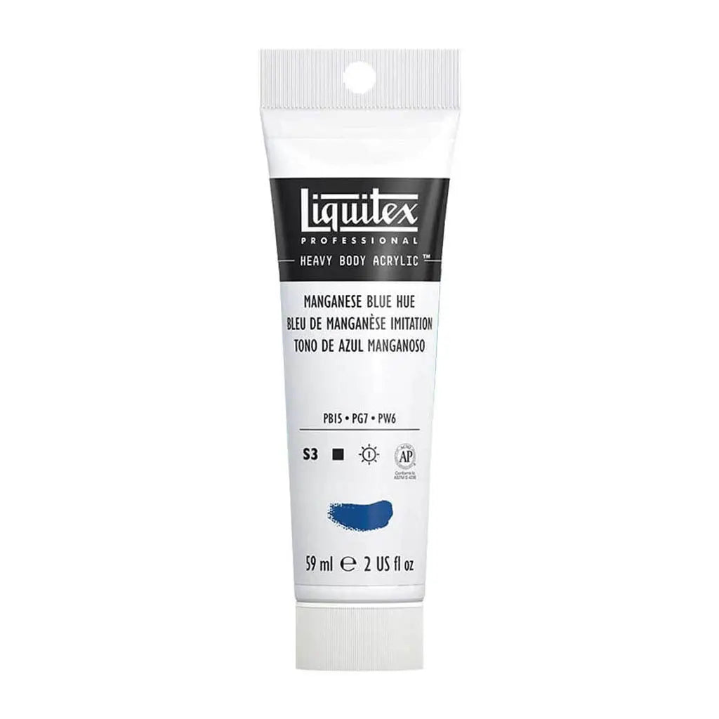Liquitex Professional Heavy Body Acrylic 59ml (2oz) Manganese Blue Hue S3