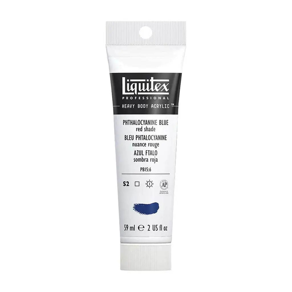 Liquitex Professional Heavy Body Acrylic 59ml (2oz) Phthalocyanine Blue Red Shade S2