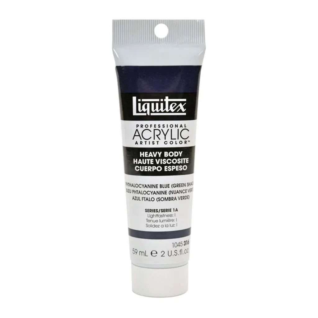 Liquitex Professional Heavy Body Acrylic 59ml (2oz) Phthalocyanine Blue Green Shade S1