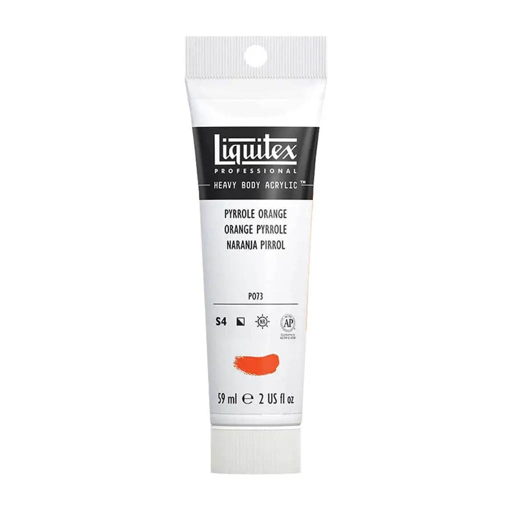 Liquitex Professional Heavy Body Acrylic 59ml (2oz) Pyrrole Orange S4