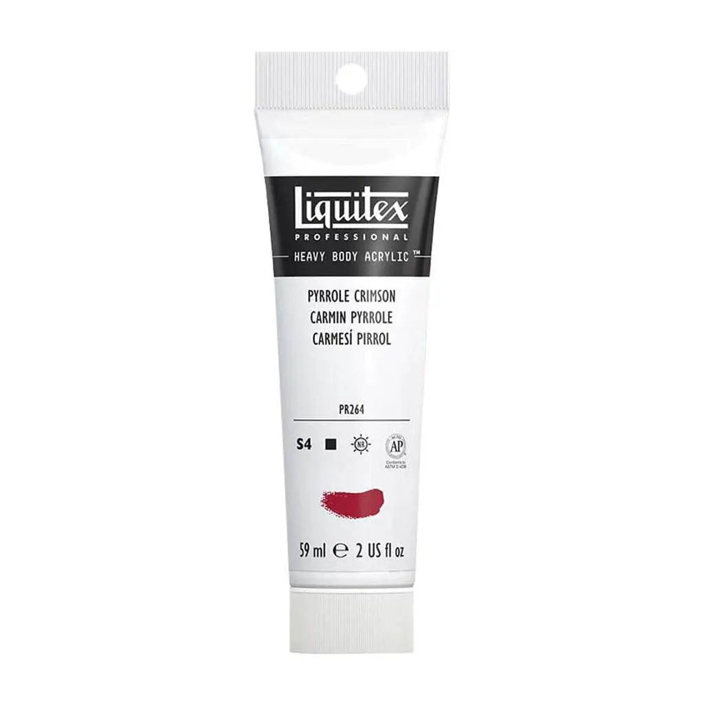 Liquitex Professional Heavy Body Acrylic 59ml (2oz) Pyrrole Crimson S4