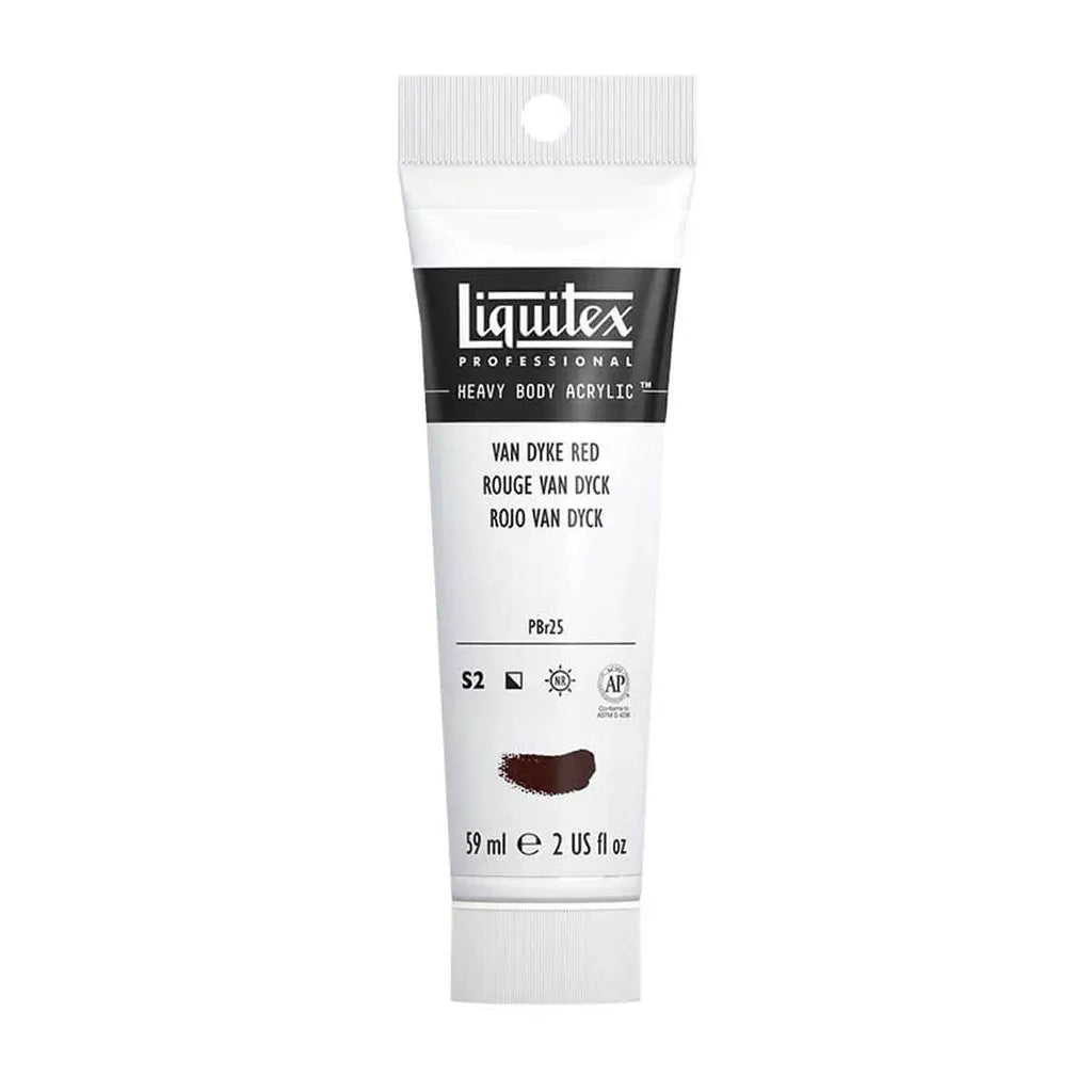 Liquitex Professional Heavy Body Acrylic 59ml (2oz) Van Dyke Red S2