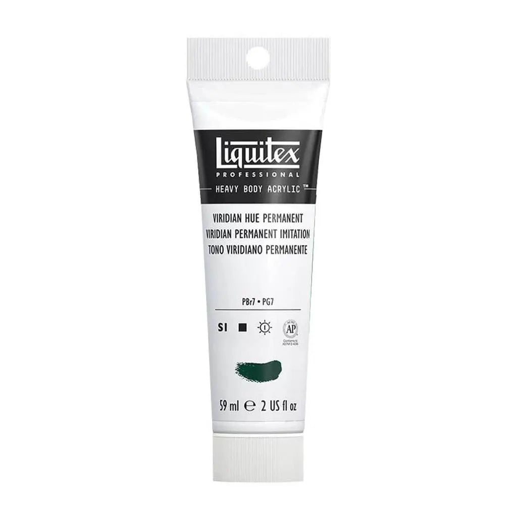 Liquitex Professional Heavy Body Acrylic 59ml (2oz) Viridian Hue Permanent S1