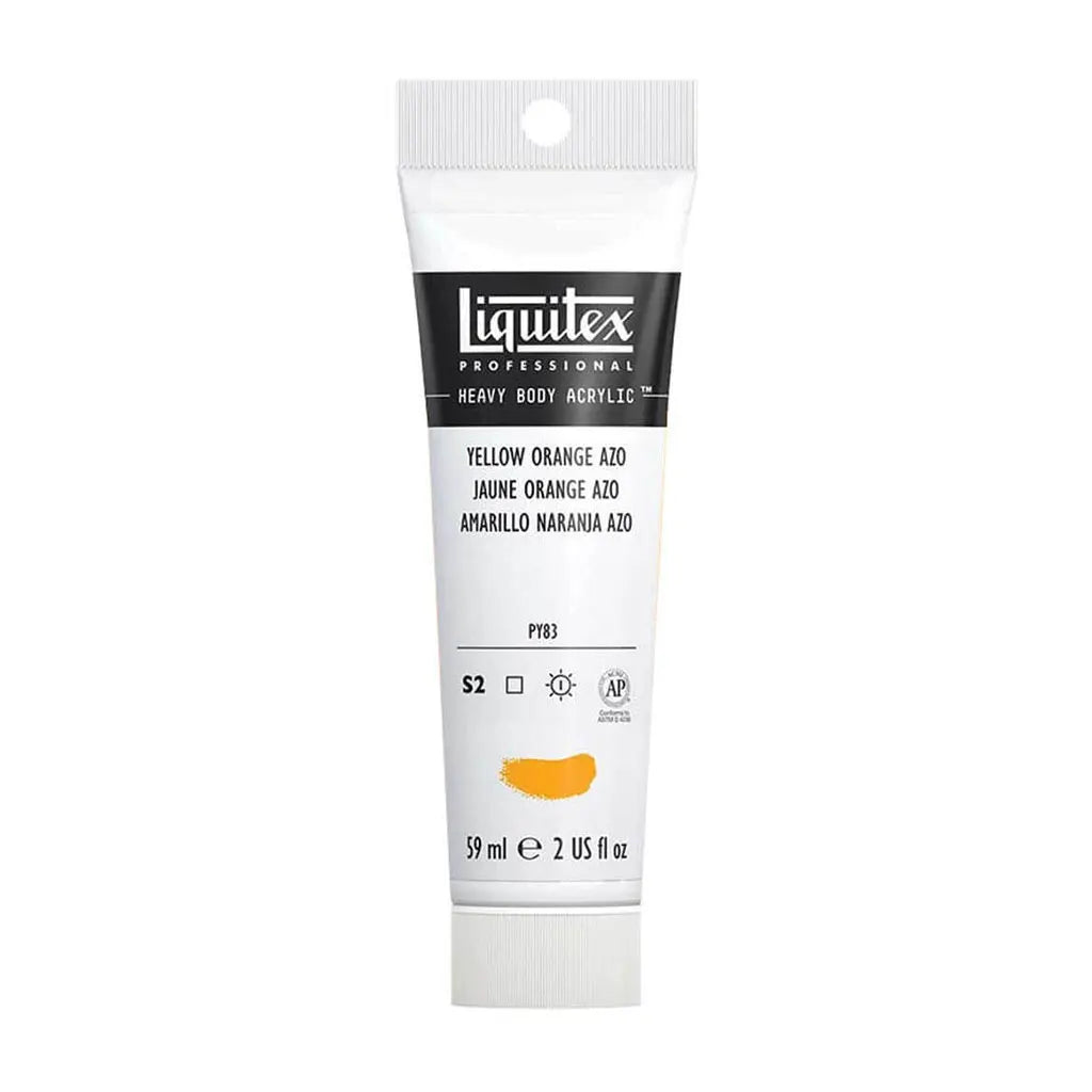 Liquitex Professional Heavy Body Acrylic 59ml (2oz) Yellow Orange Azo S2