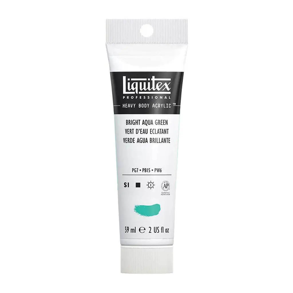 Liquitex Professional Heavy Body Acrylic 59ml (2oz) Bright Aqua Green S1