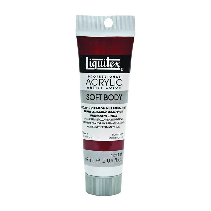 Liquitex Professional Soft Body Acrylic Tube 59ml (2oz) Alizarin Crimson Hue Permanent S2