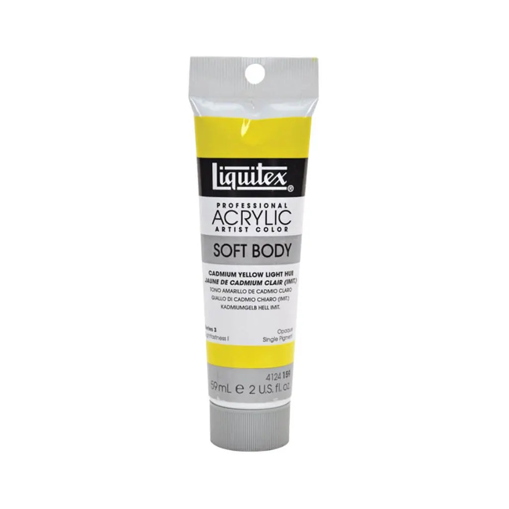 Liquitex Professional Soft Body Acrylic Tube 59ml (2oz) Cadmium Yellow Light Hue S3
