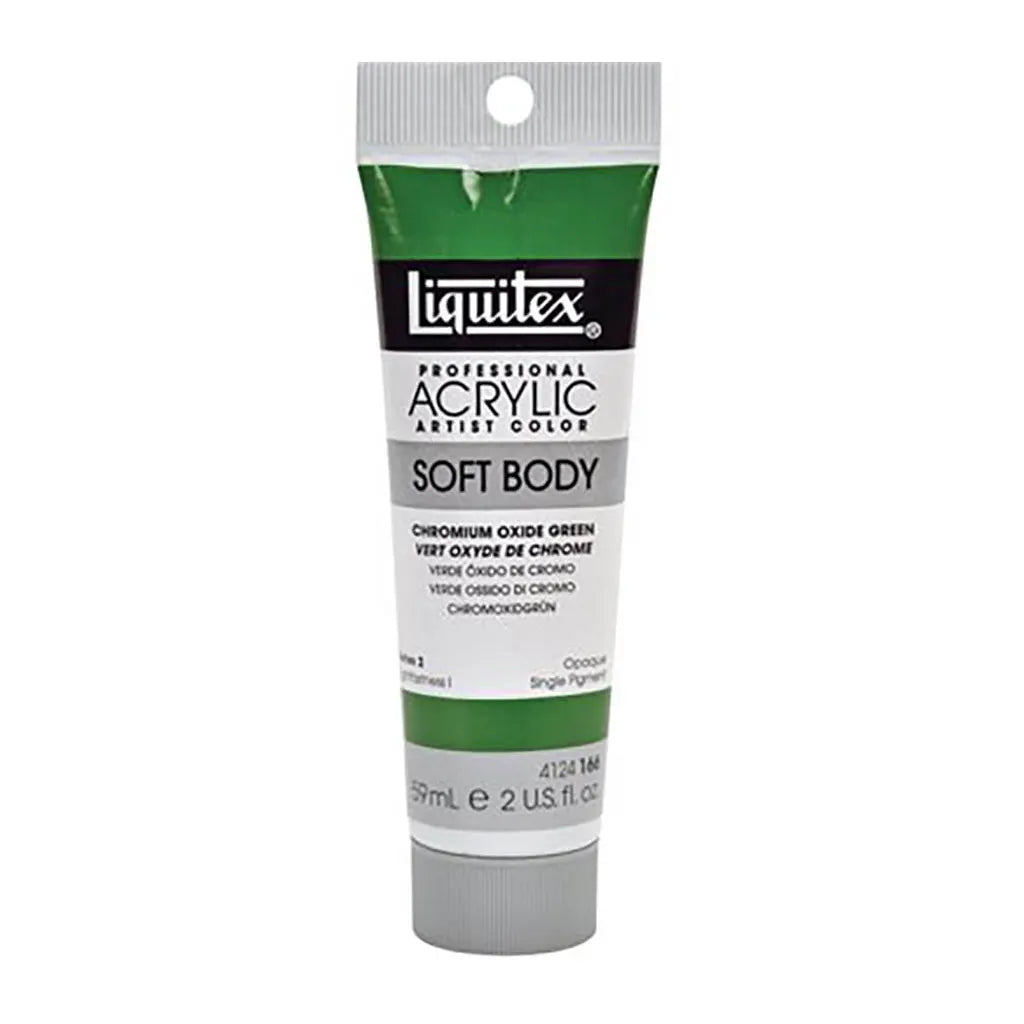 Liquitex Professional Soft Body Acrylic Tube 59ml (2oz) Chromium Oxide Green S2