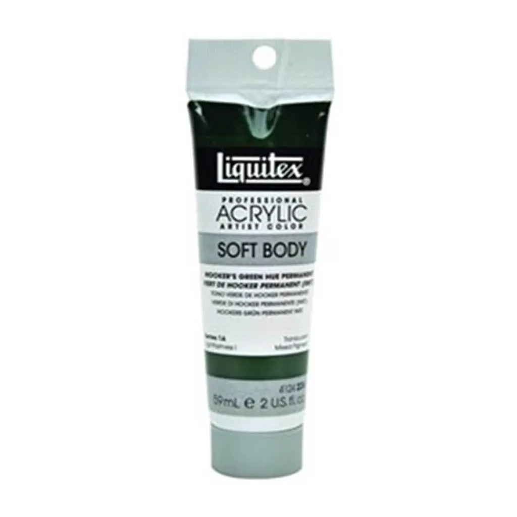 Liquitex Professional Soft Body Acrylic Tube 59ml (2oz) Hooker'S Green Hue S1A