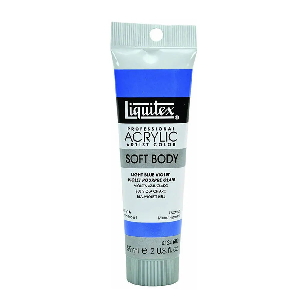 Liquitex Professional Soft Body Acrylic Tube 59ml (2oz) Light Blue Violet S1A
