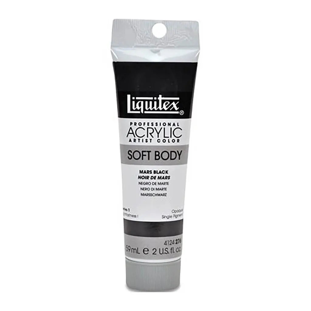 Liquitex Professional Soft Body Acrylic Tube 59ml (2oz) Mars Black S1