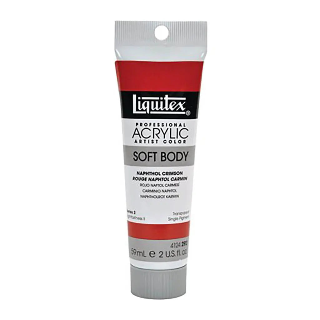 Liquitex Professional Soft Body Acrylic Tube 59ml (2oz) Naphthol Crimson S2