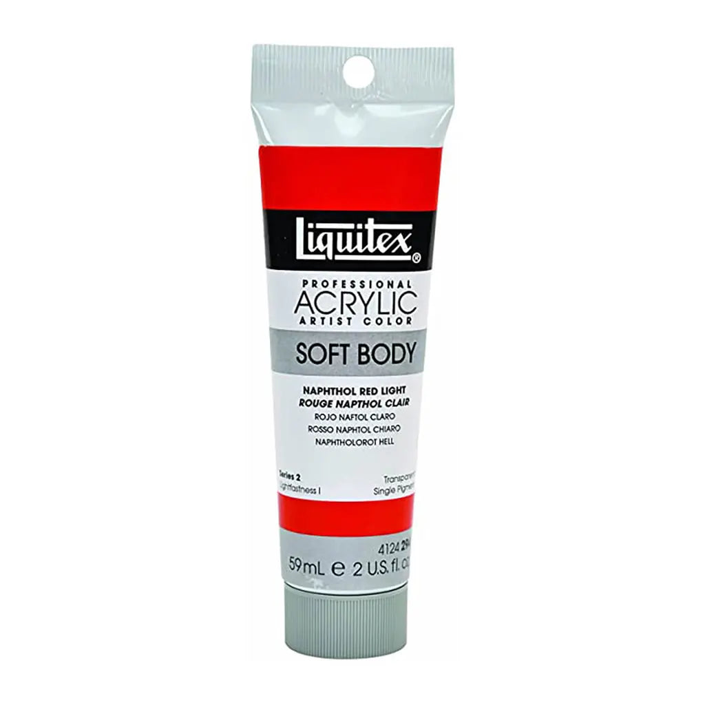 Liquitex Professional Soft Body Acrylic Tube 59ml (2oz) Naphthol Red Light S2