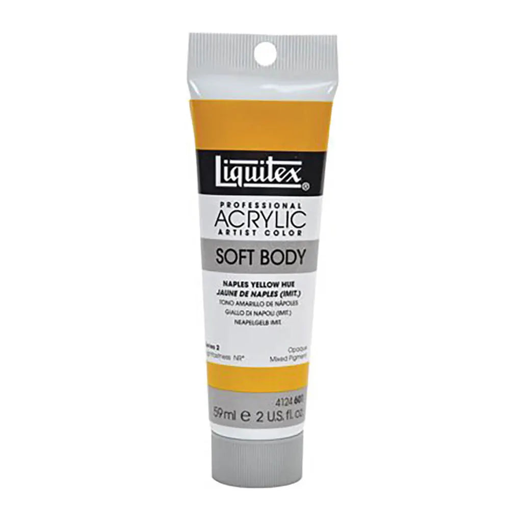 Liquitex Professional Soft Body Acrylic Tube 59ml (2oz) Naples Yellow Hue S2