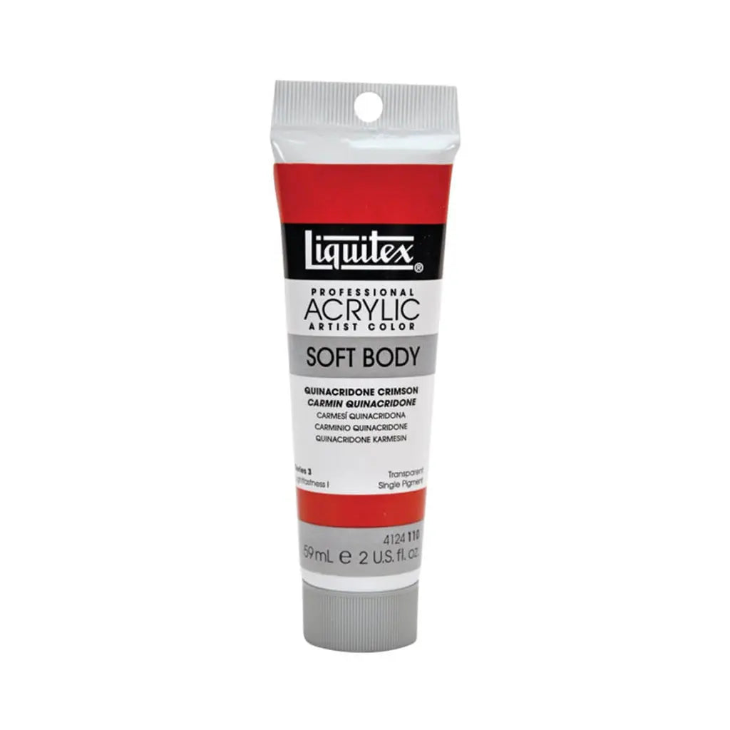 Liquitex Professional Soft Body Acrylic Tube 59ml (2oz) Quinacridone Crimson S3