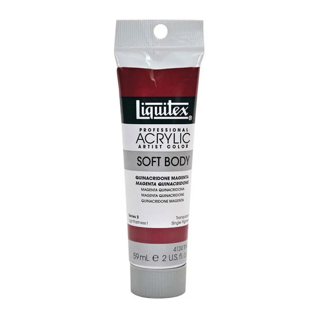Liquitex Professional Soft Body Acrylic Tube 59ml (2oz) Quinacridone Magenta S3