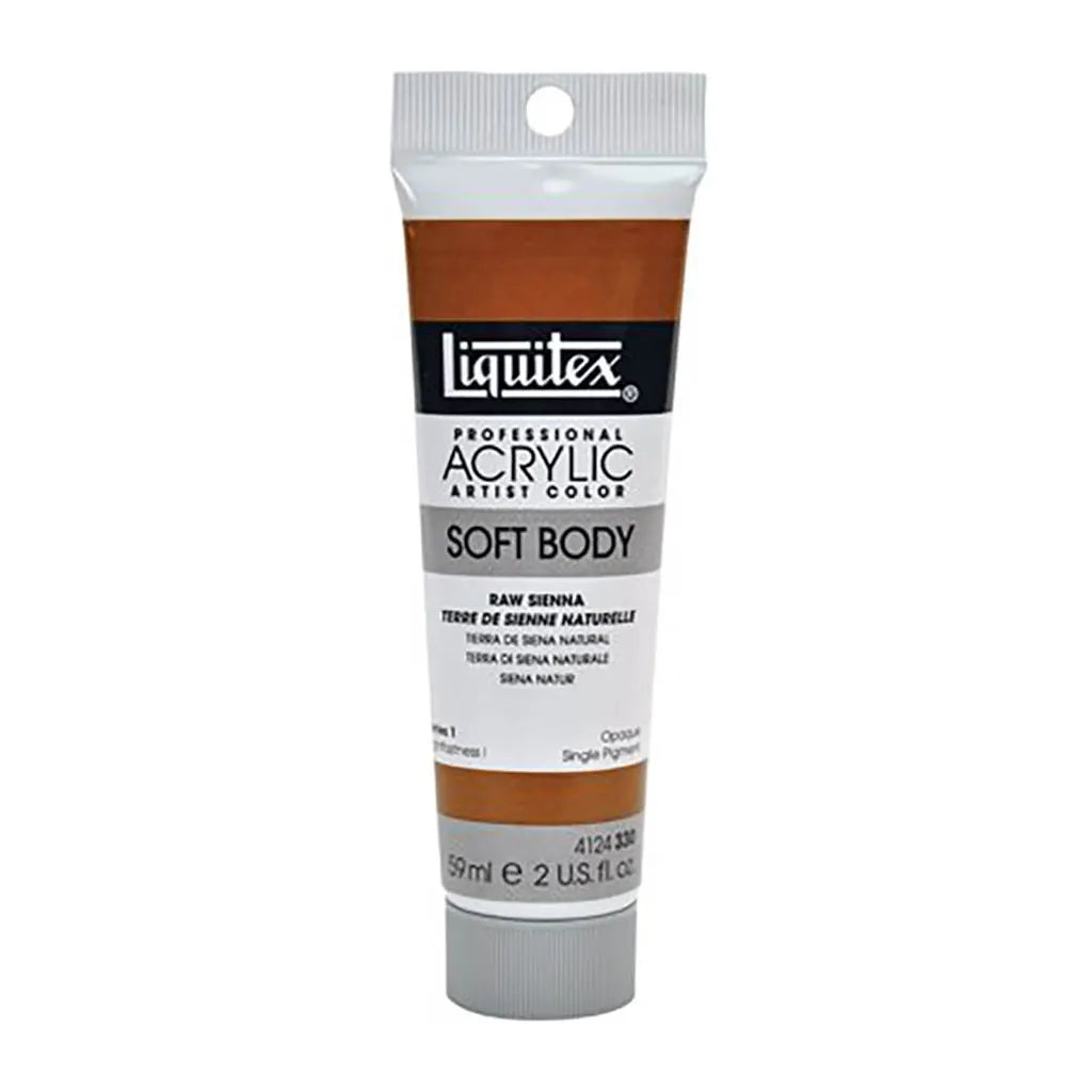 Liquitex Professional Soft Body Acrylic Tube 59ml (2oz) Raw Sienna S1