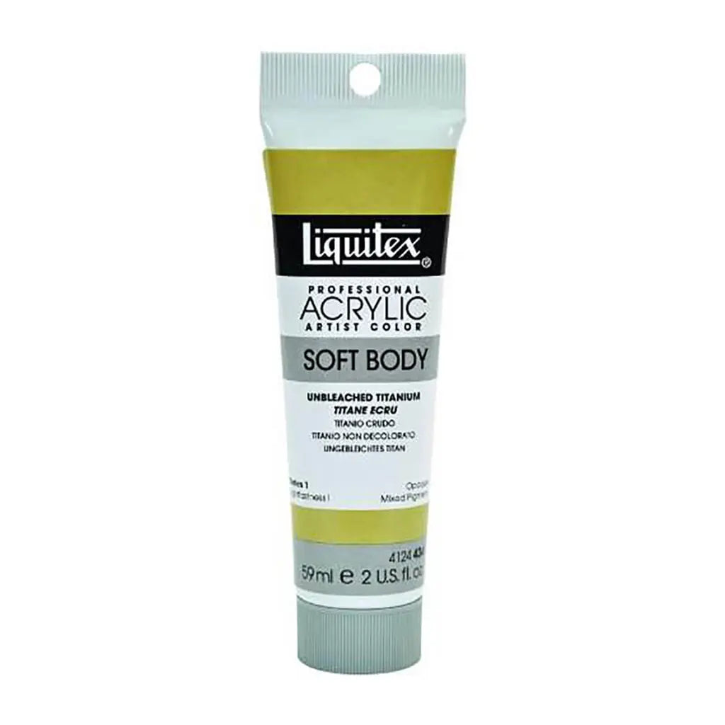 Liquitex Professional Soft Body Acrylic Tube 59ml (2oz) Unbleached Titanium S1