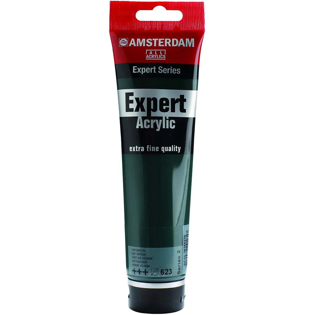 Amsterdam Expert Acrylic Paint Tube 150ml Sap Green
