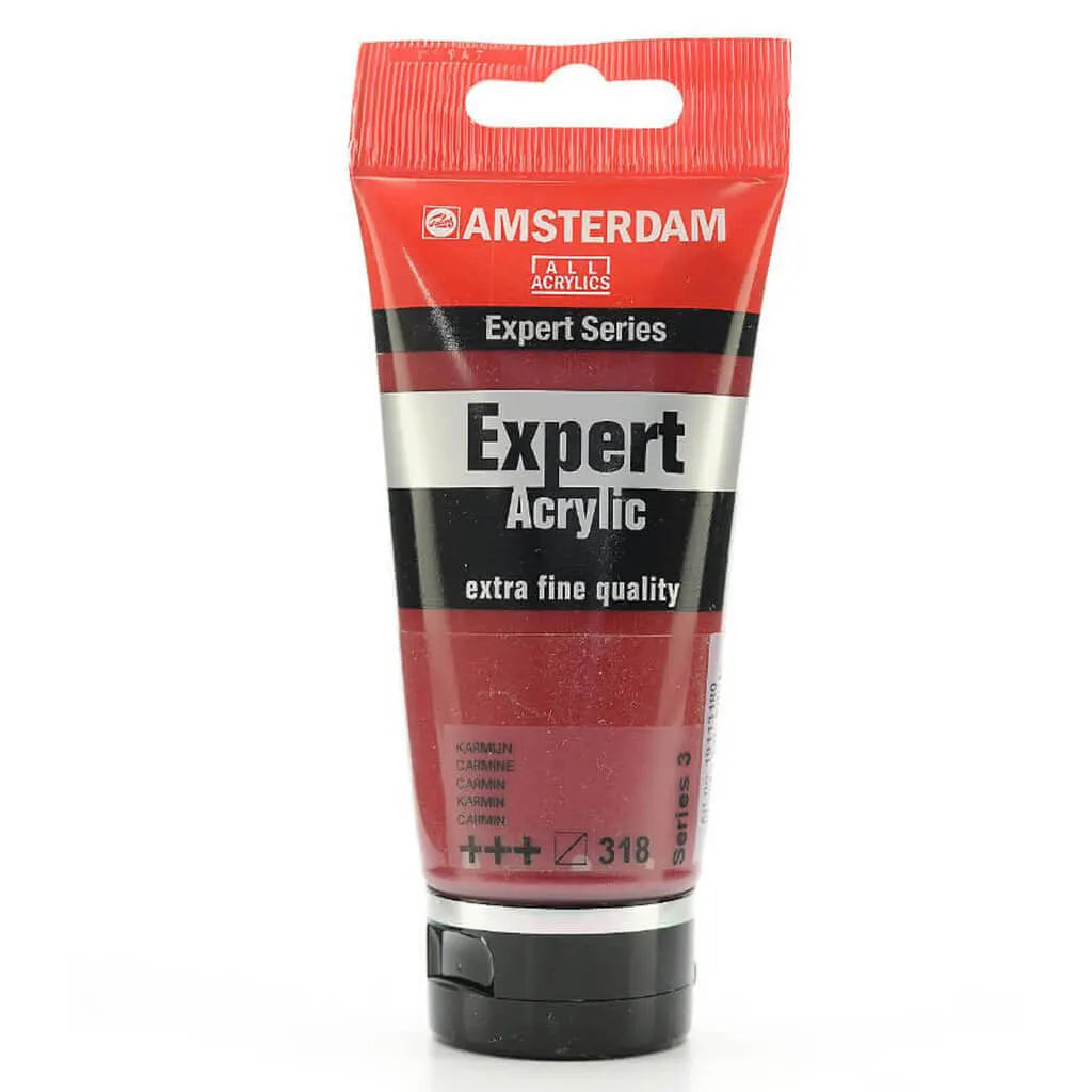 Amsterdam Expert Acrylic Paint Tube 75ml Carmine Series 3