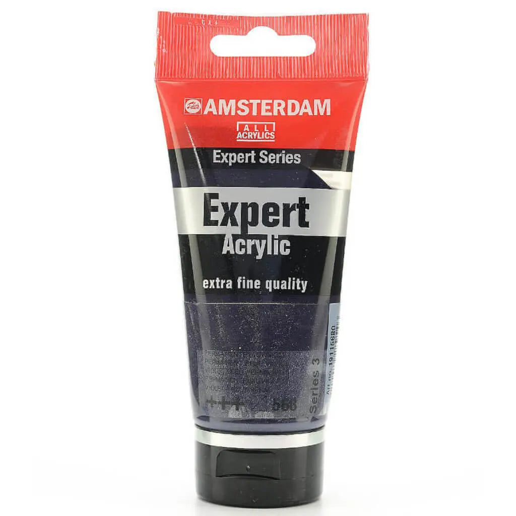 Amsterdam Expert Acrylic Paint Tube 75ml Permanent Blue Violet Series 3