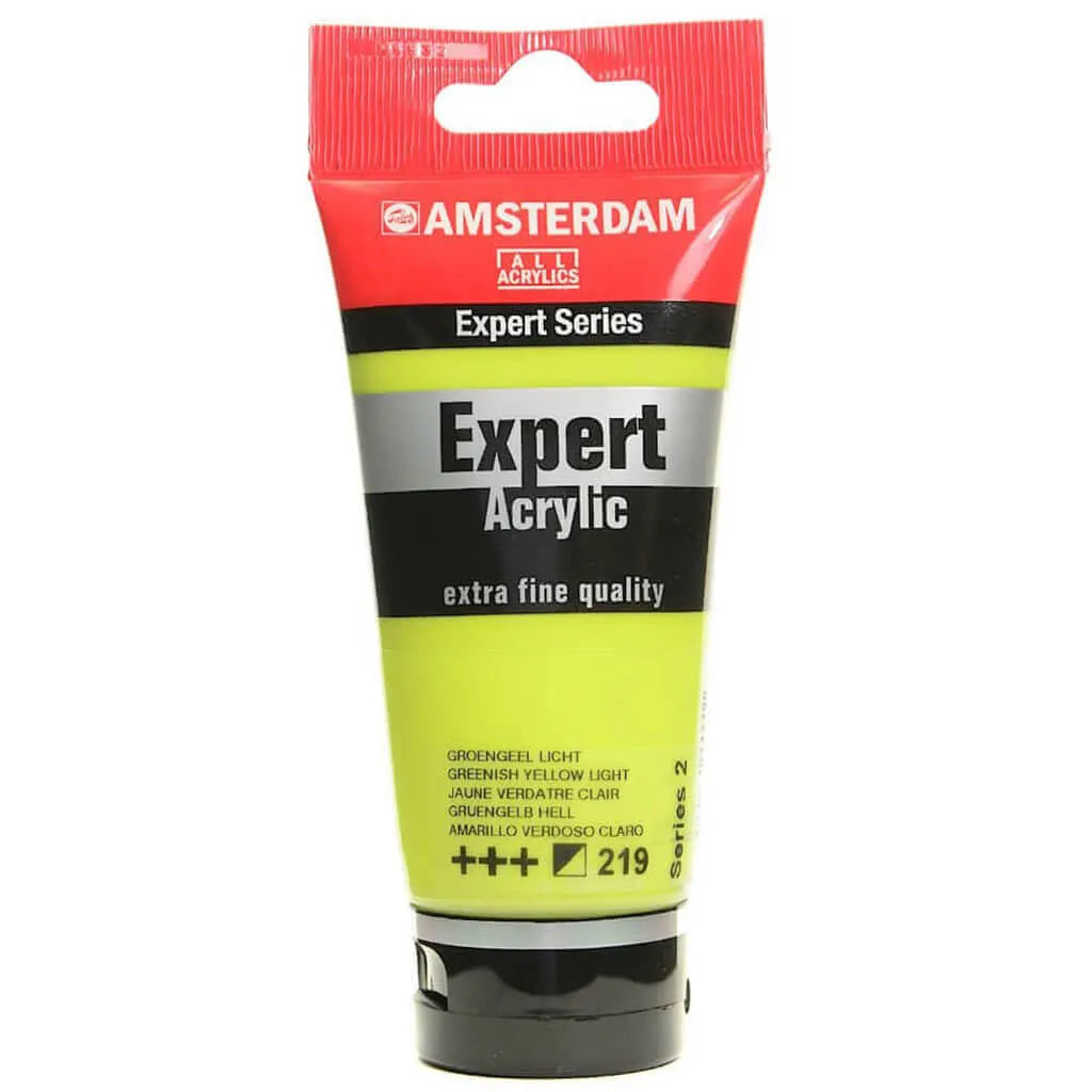 Amsterdam Expert Acrylic Paint Tube 75ml Greenish Yellow Light Series 2